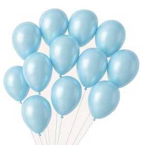 GLOBOLANDIA GLOBOS PERLADOS 12" CELESTE x 25u